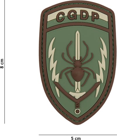 Embleem 3D PVC CQDP multi