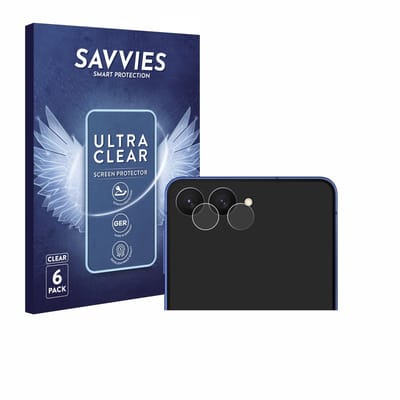 Savvies - Screenprotector voor Samsung Galaxy Z Flip 7 (ALLEEN Camera Lens) - Folie Beschermfolie transparant 6 Stuks