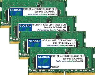 Geheugen RAM Kit - Laptop Geheugen - Snellere Prestaties - Hoge Snelheid 2666MHz - 16GB Kit