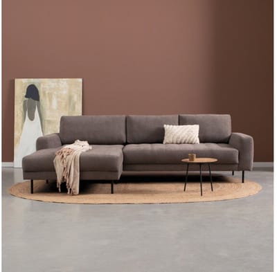 PEPP interiors Hoekbank OREO met chaise longue links - Tesla 2004