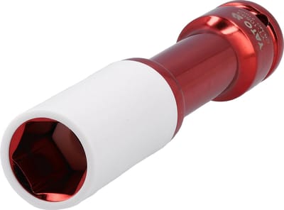 Professionele Lange Krachtdop 21 mm - Extra Lang (150 mm) - 1/2" Aansluiting - Premium 42CrMo Chroom-molybdeenstaal - Wielmoerdop voor Lichtmetalen Velgen