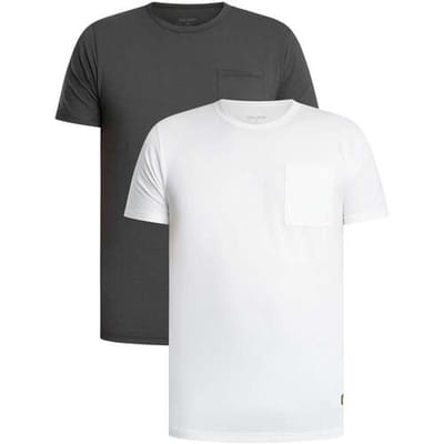 Pyjama's / nachthemden Lyle &amp; Scott Basic 2-pack T-shirt met zakje