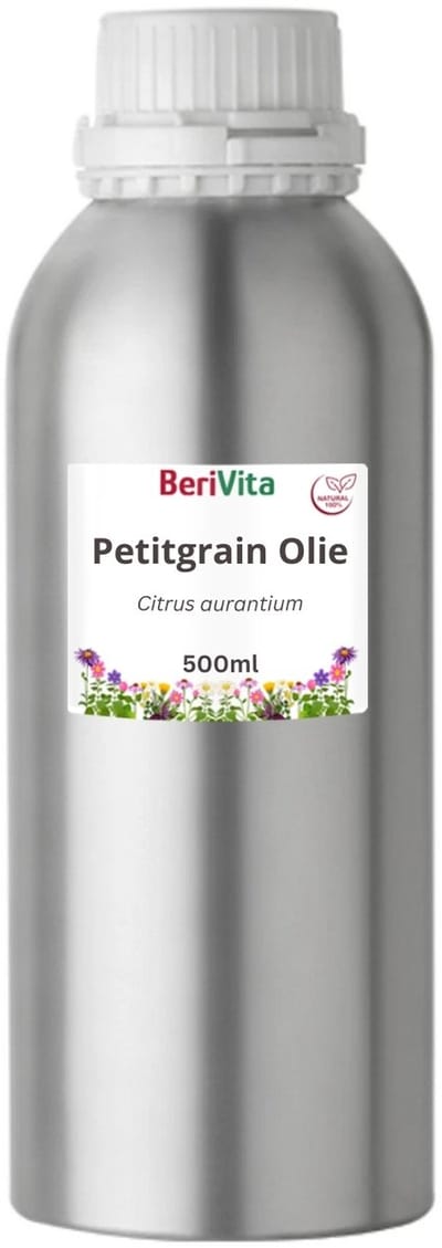 Petitgrain Olie 500ml - Pure Petit Grain Etherische Olie van Bittere Sinaasappel, Citrus aurantium