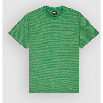 Quiksilver Lopaz Striped T-shirt Met Korte Mouwen Groen L Man