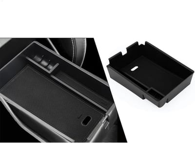 Dailygoods- Armsteun Organizer - Multifunctionele Opbergdoos - Auto Organizer Achterbank - Auto Organizer Kinderen - Geschikt voor Kia Sportage NQ5 2022-2024 - Hoogwaardig ABS Kunststof