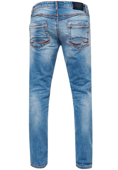Jeansbroek "NEW YORK" vintage blauw gebruikt