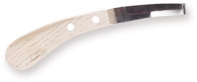 S2g Hoefmes Dubbelzijdig 21 Cm Staal/hout Zilver/naturel
