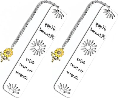 Elegante metalen boekenleggers, set van 2, gepersonaliseerde afscheidscadeaus voor leraren, collega's en vrienden, perfect voor boekenliefhebbers en afscheidsceremonies