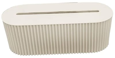 Grote Kabelbox voor Kabels en Stopcontacten - Opbergdoos voor Thuis en Kantoor, Kindveilig, 33 x 13 x 12 cm (wit)