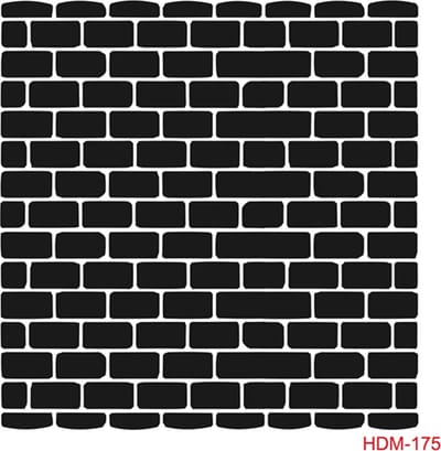 Cadence Home Deco Stencil HDM-175 25x25 cm Bakstenen