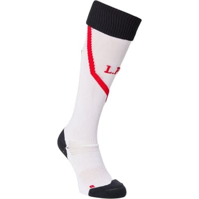 Warrior Liverpool FC-voetbalsokken voor kinderen (uittenue) (Wit)