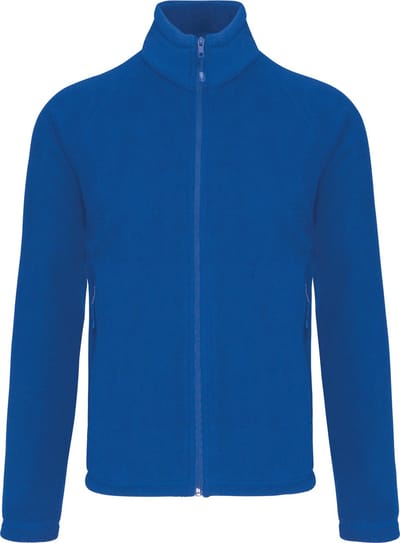 Kariban Microfleece met rits en raglanmouwen heren K917 - Royal Blue - S