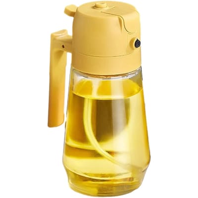 2 In 1 470ml Glazen Spray Olie Spuitfles Spray Olie Dispenser Oliekan Cruet BBQ Keuken Bakken Braden Picknick Keukengereedschap multi