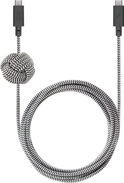 Native Union Anchor-Kabel (Usb-C - Usb-C) 3 M, Zebra