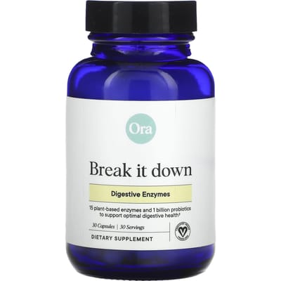 Ora, Décomposez-le, Enzyme Digestive, 30 Capsules