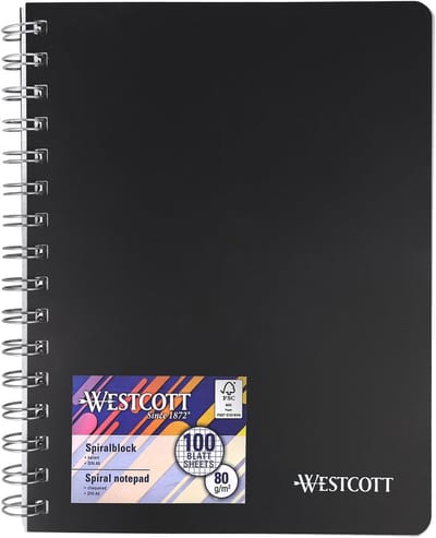 Spiraalblok A5 - Notitieboek met 200 pagina's en Premium Papier