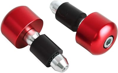 Stuuruiteinden Motorfiets - Stuur Balancers - Rijcomfort Verbeteren - Schokabsorberend Ontwerp - 7/8 Inch - Rood