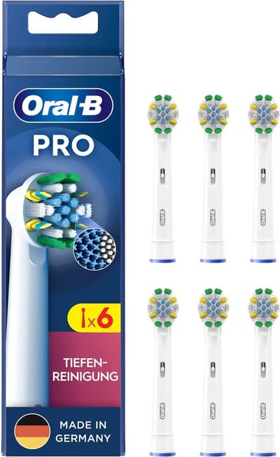 Oral-B Deep Cleaning, 6 stuk(s), Wit, 3 maand(en), Oral-B, Doos
