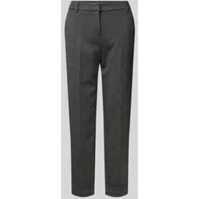 Stoffen broek met achterzakken
