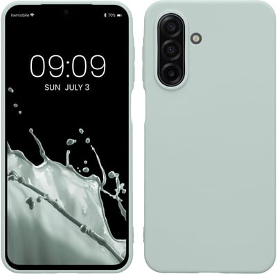kwmobile telefoonhoesje geschikt voor Samsung Galaxy A17 4G / 5G - Hoesje voor smartphone - Back cover in cool mint