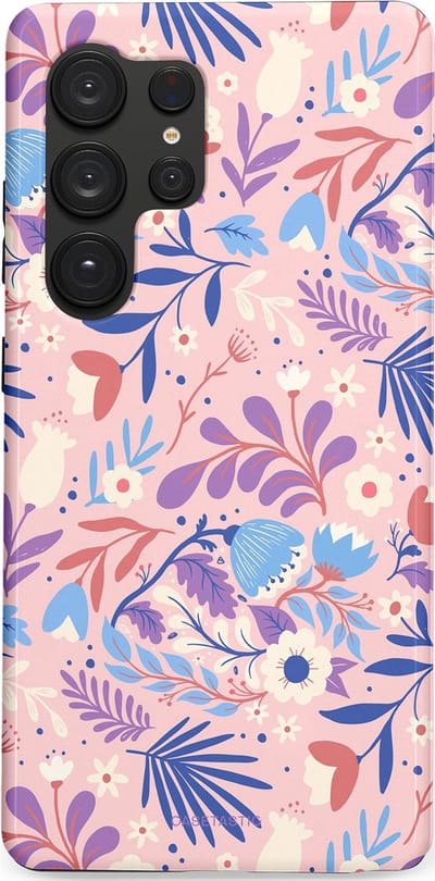 Casetastic Hoesje Geschikt voor Samsung S25 Ultra - Stijlvolle Beschermende Duo-layer Case - Bloeispel