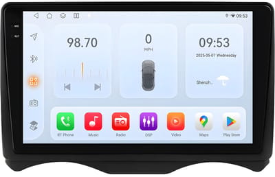 Autoradio met bluetooth - Carplay - Voor Citroën C2 & C3 (2002-2006) - Geschikt voor Apple en Android - Stereo - Navigatie - Navigatiesysteem auto - 3GB 32GB
