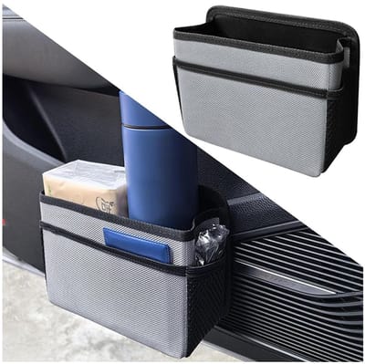 Dailygoods- Auto-afvalbak Waterdicht - Hangende Opbergdoos - Auto-organizer - Oxford-stof - Universeel - 14 x 7,5 x 20 cm - Opbergbox