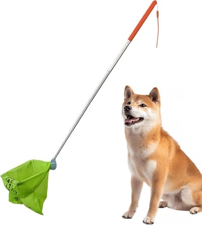 Poepschep Honden - Huisdier Schep - Hygiënisch Opruimen - Telescopische Handgreep - Verstelbare Lengte