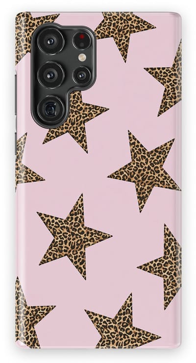 DripCase Hoesje Samsung Galaxy S22 Ultra | Sterren Design | Magnetisch Opladen | 2-in-1 Ontwerp | Stars Backcover Wild Pink
