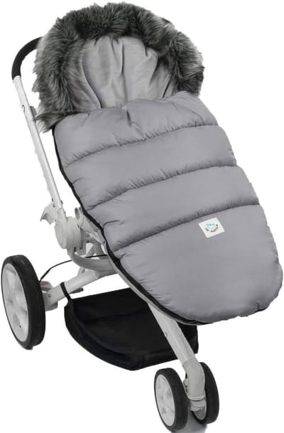 Winter Slaapzak - Kinderwagen Voetenzak - Baby Comfort - Universele Pasvorm - Grijs