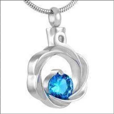 Aramat Jewels | Gedenkhangers | Zirkonia Stalen Ashanger – Zilverkleurig Gedenksieraad Zonder Ketting | | | |20mm | Staal | Volwassenen | Verkleurd niet
