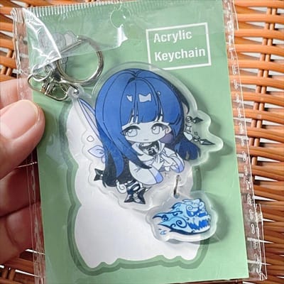 Porte-clés Acrylique Dessin Animé Naruto Hyūga Hinata Figurine d'Action Anime Décoration Sac à Clés Modèle Cadeaux de Noël pour Fans d'Anime Naruto gray
