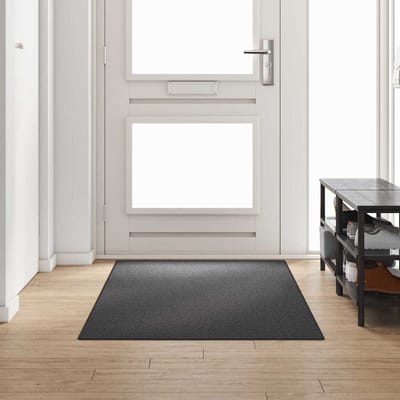 vidaXL - Tapijt - Loper - Donkergrijs - 100 - x - 250 - cm - 100% - Polypropyleen