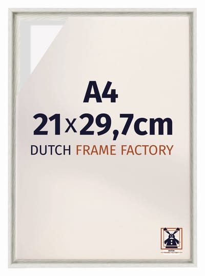 Baklijst 21x29,7 cm - White Wash - Geschikt voor Canvasdoek - MDF Baklijst Lausanne