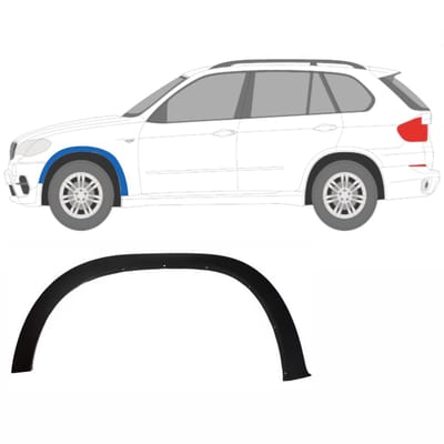Spatbord sierlijst wielkast voor BMW X5 E70 2006-2013 / Links