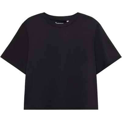 Casual gemerceriseerd T-shirt vrouw KnowledgeCotton Apparel