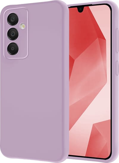 Hoesje - Geschikt voor Samsung Galaxy A16 - Sterk & Shockproof - Hoes Cover - Siliconen Case - Lila