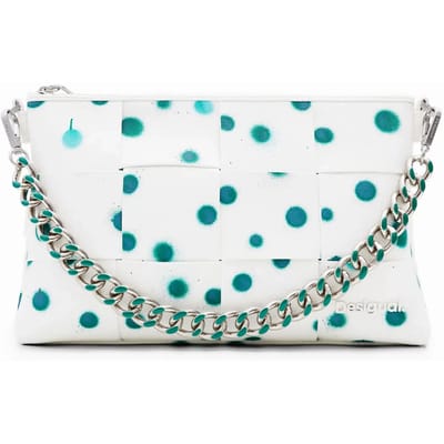 Desigual schoudertas New Splatter Dortmund Across Body Bag White wit