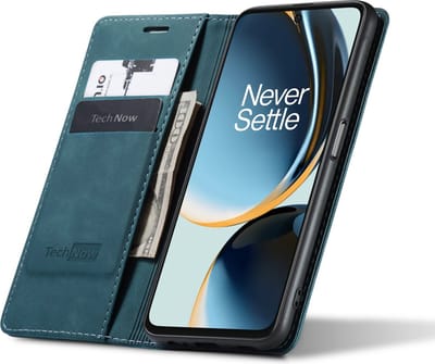 Hoesje geschikt voor OnePlus Nord CE 3 Lite - Book Case Leer Slimline Blauw