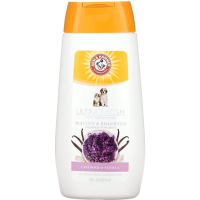 Arm & Hammer, Ultra Fresh, Whitening & Brightening Shampoo Voor Honden, Lavendel & Vanille, 16 fl oz (473 ml) orange