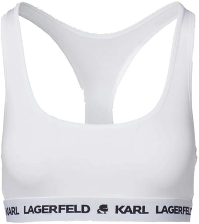 KARL LAGERFELD LOGO BRALETTE Wit M EU