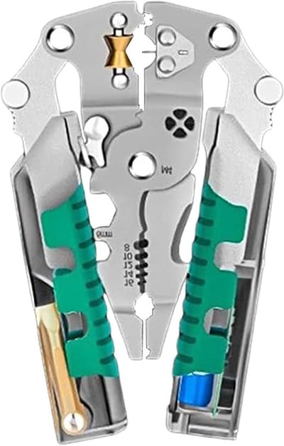 Elektrische Kabelstripper - Draadstripgereedschap - Elektrische Installaties - Geïntegreerde Spanningstester - 205 gram - Niet gespecificeerd