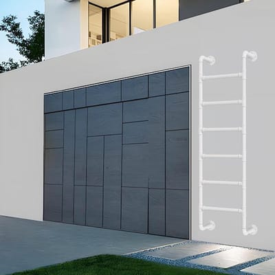 Klimladder - Uitgangstrap - Veilige Ontsnapping - Verstelbare Hoogte - 3.3-9.8Ft - Zwart
