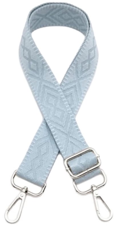 Dailygoods- Tasriem Verstelbaar 75-130 cm - Schouderriem - Tassenriem - Tassenaccessoire - Polyester - Zilveren Gesp - Schouderband