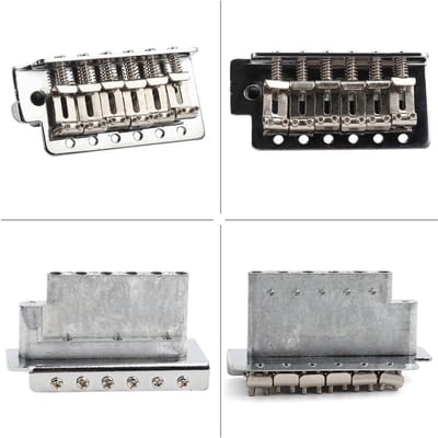 Zinklegering 6 Snaren Elektrische Gitaar Tremolo Brug met Arm Reparatie Onderdelen voor Gitaren black