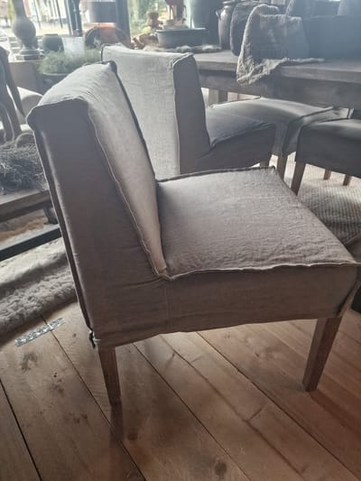 AURA PEEPERKORN| eetkamerstoel| LALINDE| kleur: LINNEN