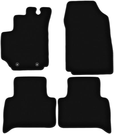 BASIC zwarte velours matten voor: Fiat Croma II stationwagen (2005-2011)