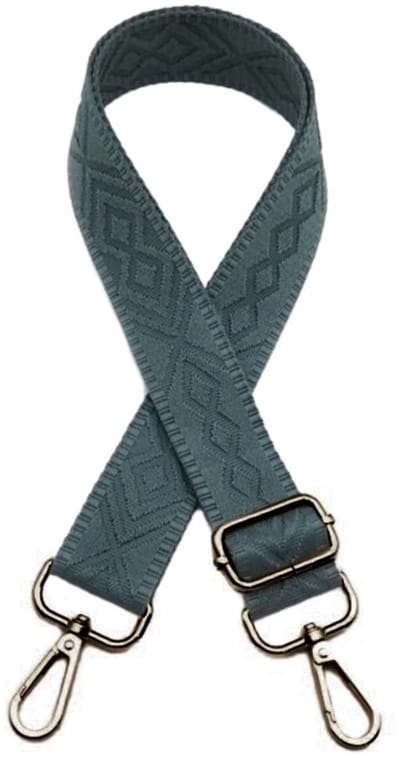 Dailygoods- Tasriem Verstelbaar 75-130 cm - Schouderriem - Tassenriem - Polyester - Breedte 3,8 cm - Bronzen Gesp - Schouderband