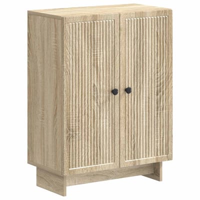 vidaXL - Badkamer - Opbergkast - EDE - Sonoma - Eiken - 59,5 - x - 31 - x - 80 - cm