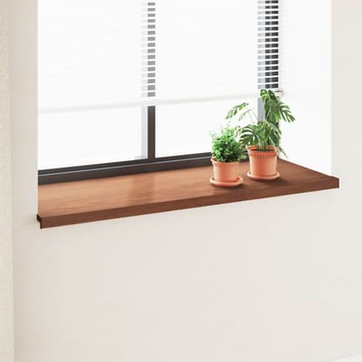 vidaXL - Raamdorpel - Bruin - hout - 120 - x - 50 - x - 4,5 - cm - PVC